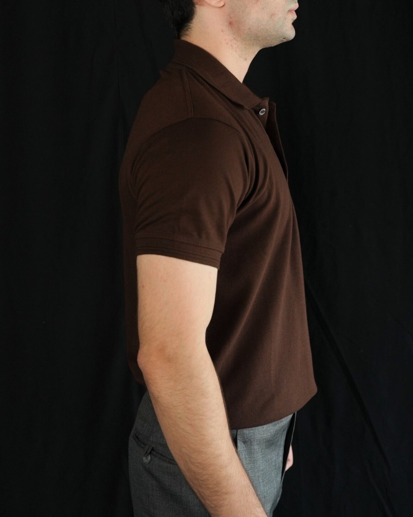Brown Classic Polo Shirt