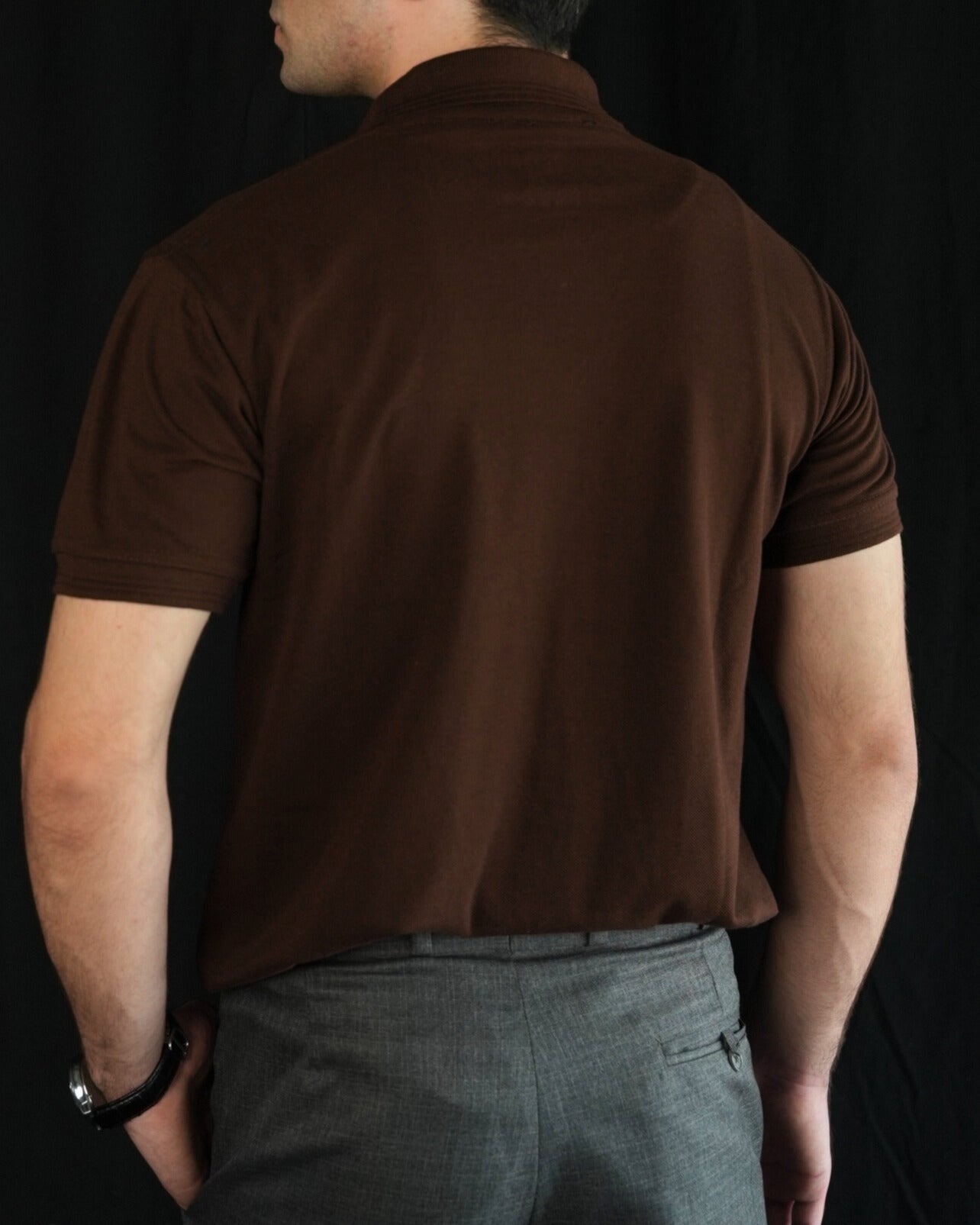 Brown Classic Polo Shirt