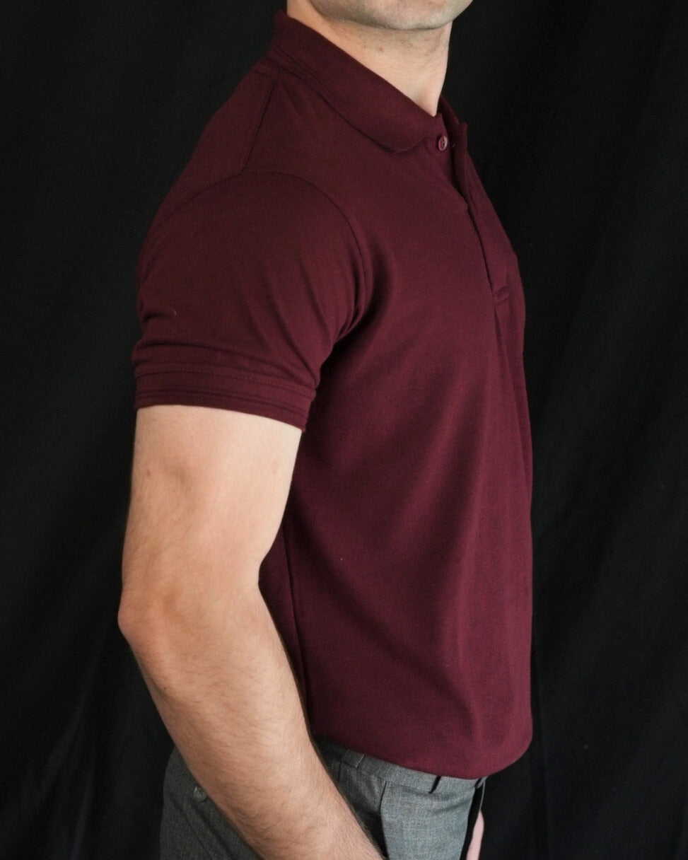 Maroon Classic Polo Shirt