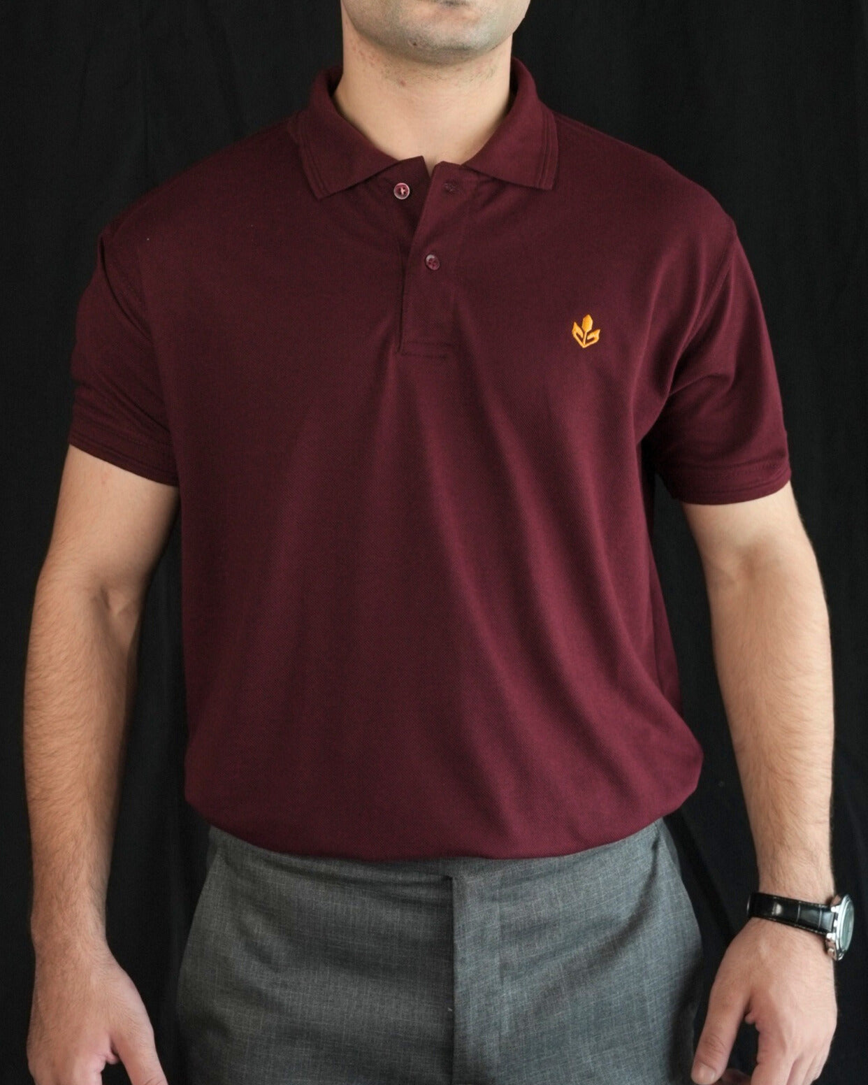 Maroon Classic Polo Shirt