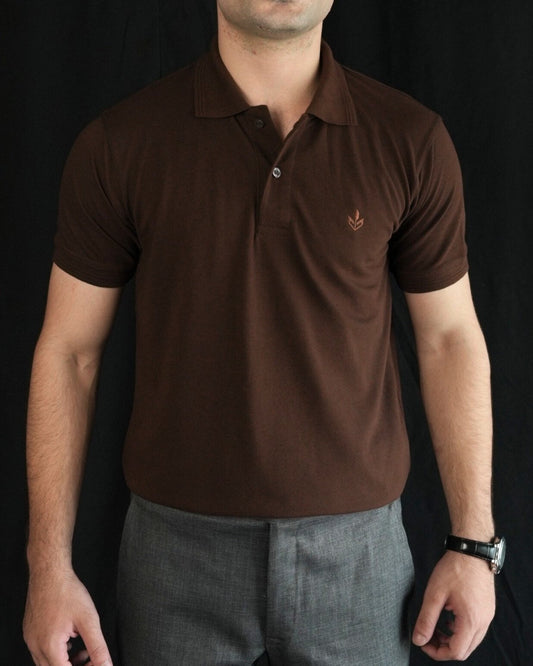 Brown Classic Polo Shirt
